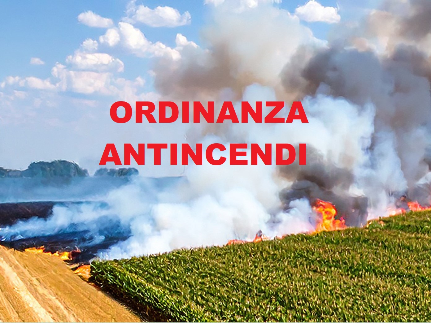 Comune di Teramo: Ordinanza per la prevenzione degli incendi