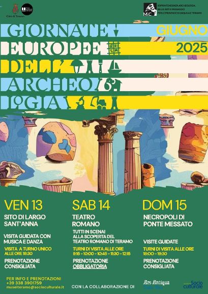 Gli appuntamenti teramani delle Giornate europee dell’archeologia