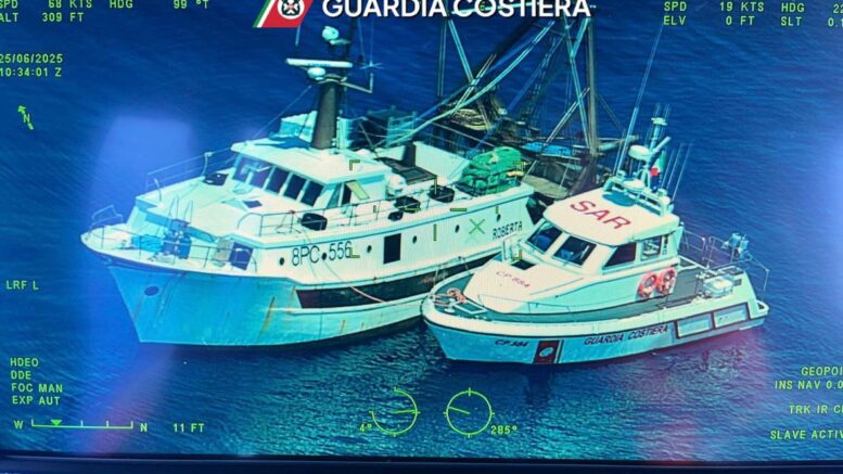 Motopesca in Difficoltà al Largo di Giulianova: Equipaggio Tratto in Salvo