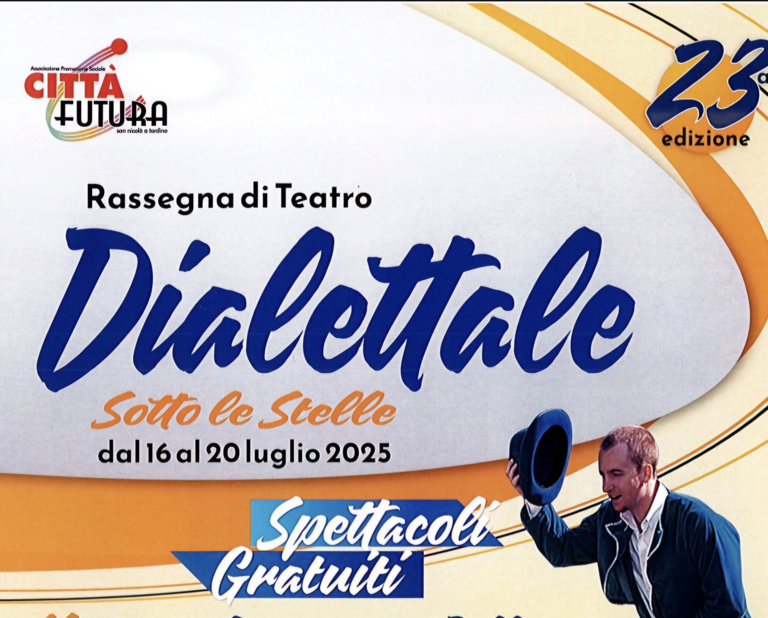 Teatro dialettale “Sotto le stelle”. presentato stamani il calendario.