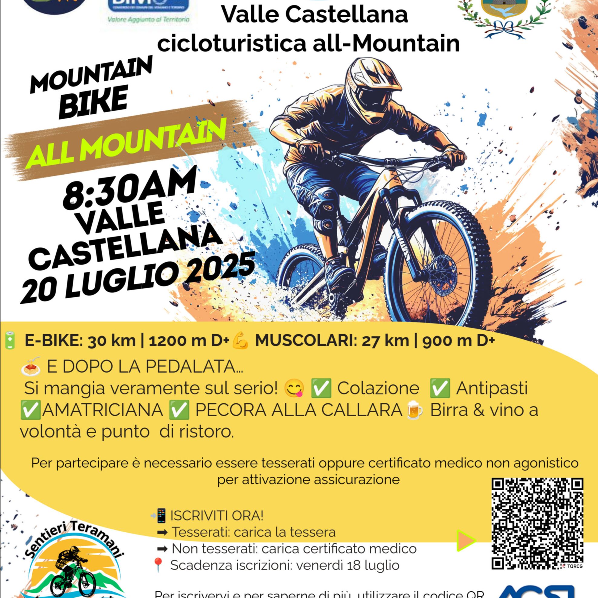 Mountain Bike tra Borghi e Boschi: A Valle Castellana la Cicloturistica di Enjoyus