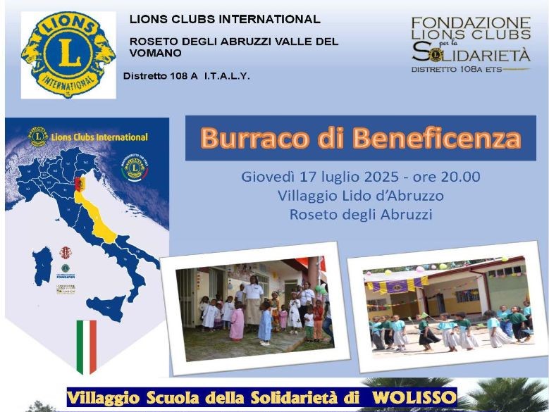 Beneficienza a Roseto col torneo di Burraco