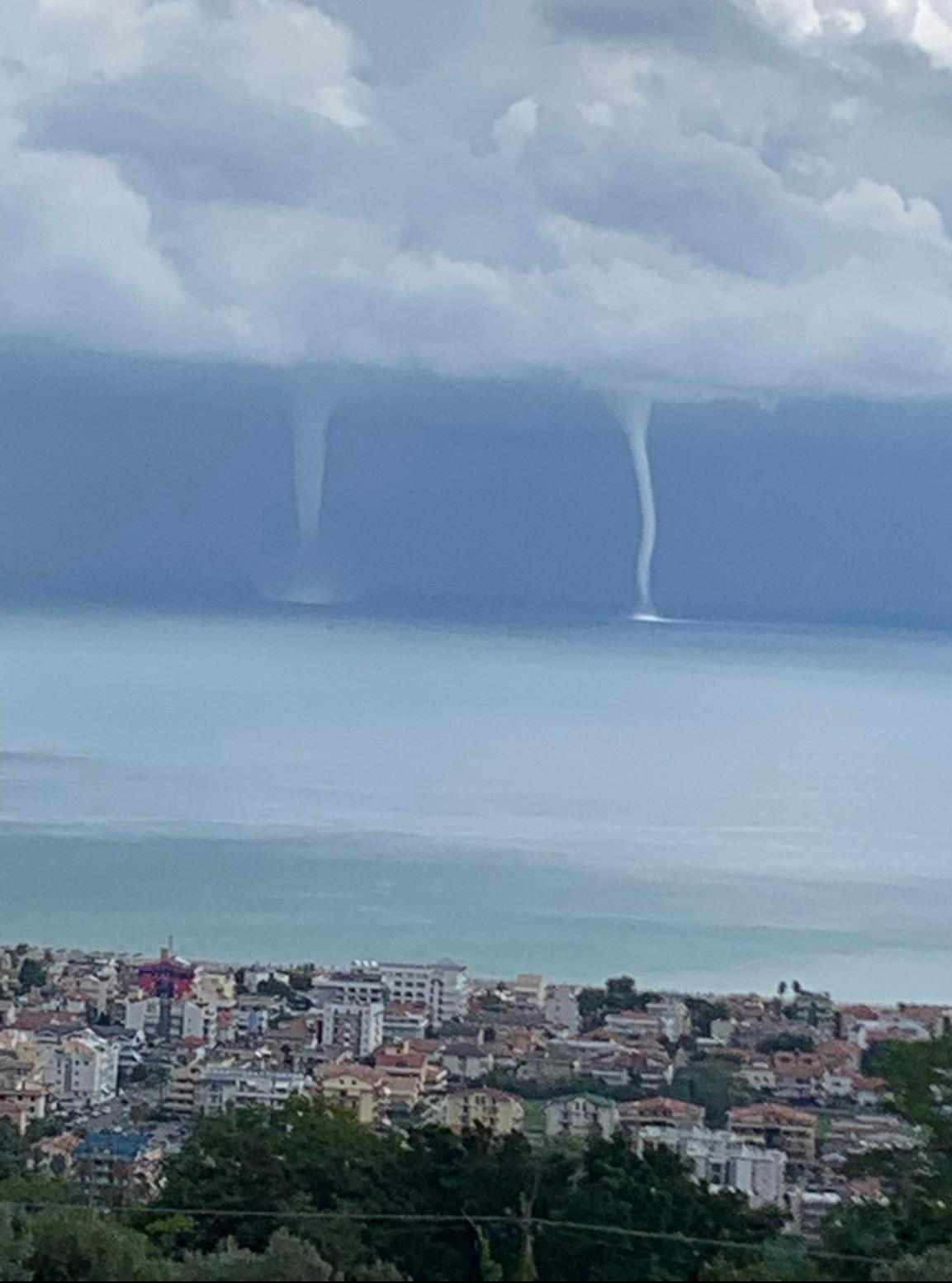 Trombe d’aria Tortoreto. Il maltempo oggi si è presentato così