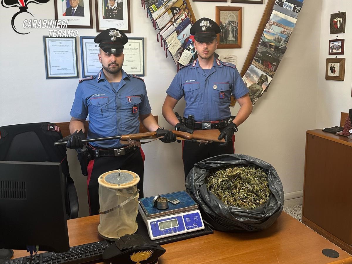 Civitella d.T.:Arrestato 25enne a Costa di Ripe: Trovata Droga, Armi e Refurtiva per Migliaia di Euro