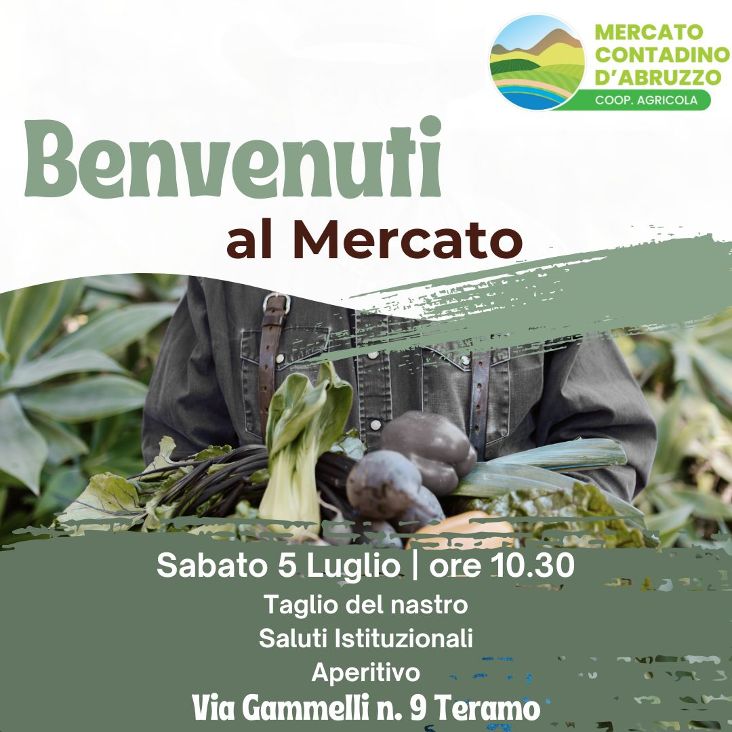 Apre il Mercato Contadino D’Abruzzo: Nuova Opportunità per i Prodotti Locali