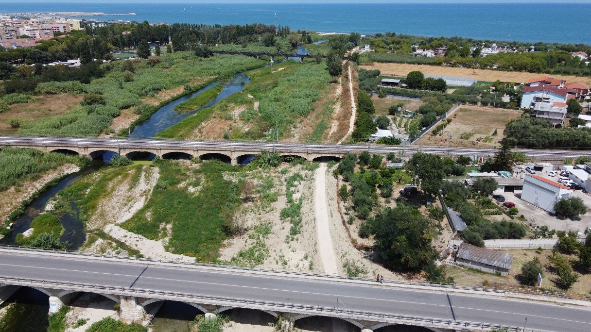 Roseto d.A.: Completati i Lavori di Messa in Sicurezza del Fiume Tordino, Area più Protetta dalle Alluvioni