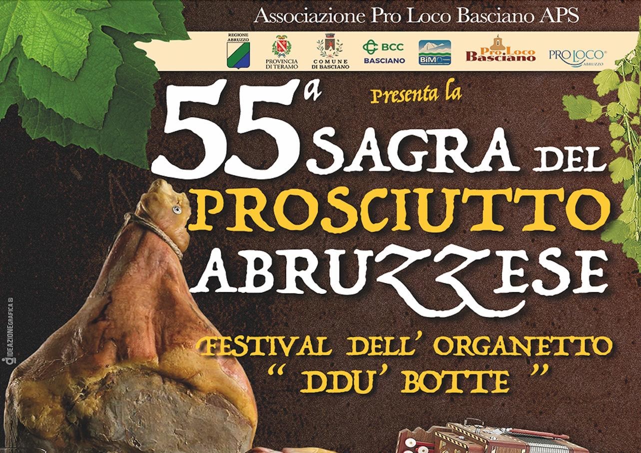 Basciano. Dal 6 al 10 agosto Sagra del Prosciutto e Festival de lo “Ddu’Botte”