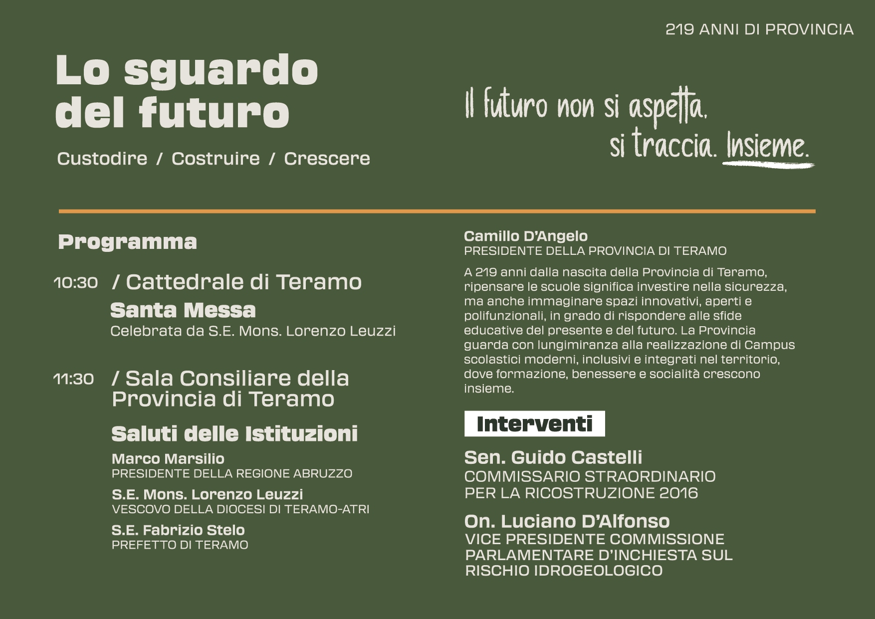 La Provincia: “Festeggiamo il Compleanno pensando alle scuole”