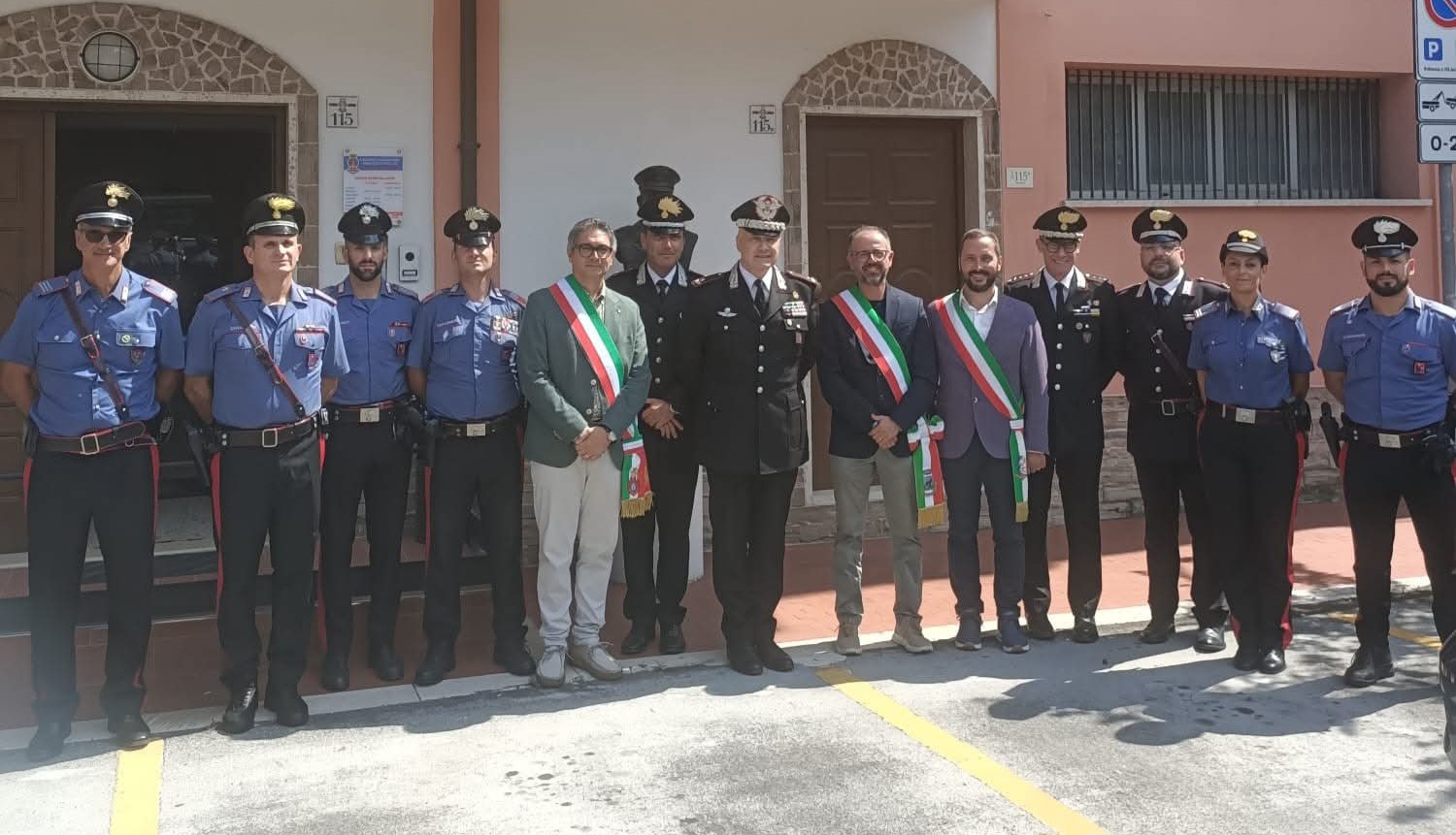 Vertici dei Carabinieri incontrano le istituzioni a Nereto