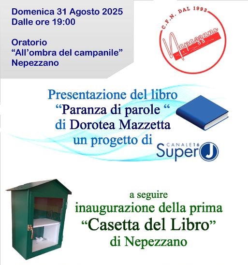 Parole e tradizione: presentazione libro di Dorotea Mazzetta e cena teramana a Nepezzano