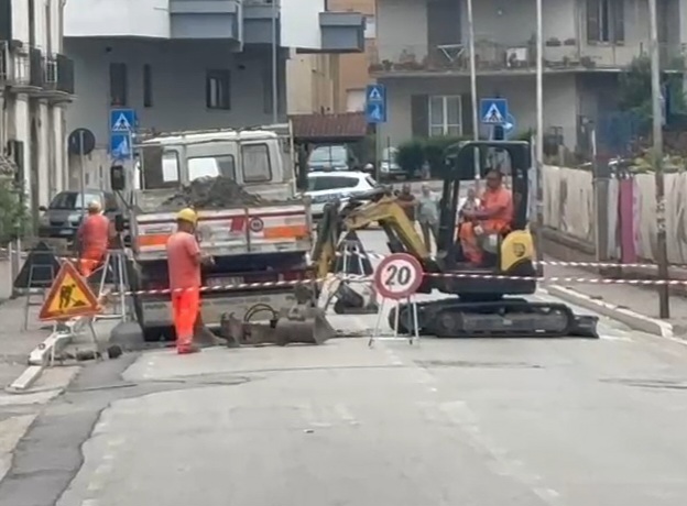 Aggiornamento fuga di Gas viale Crucioli
