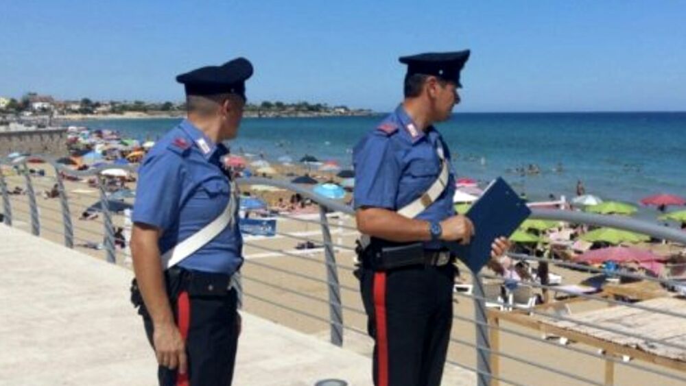 Topi d’ombrellone a Montesilvano, beccati dai Carabinieri