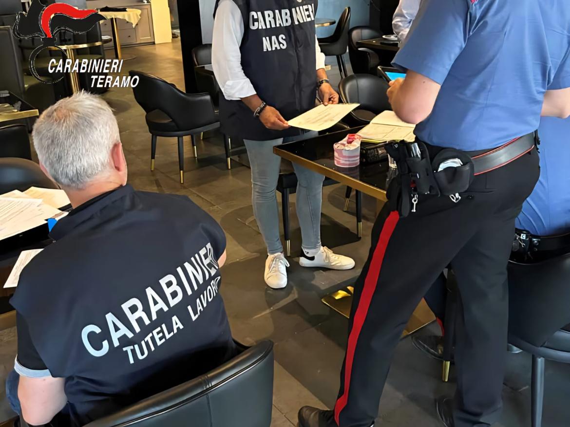 a Giulianova e Roseto, sanzionati esercizi commerciali​ dai carabinieri
