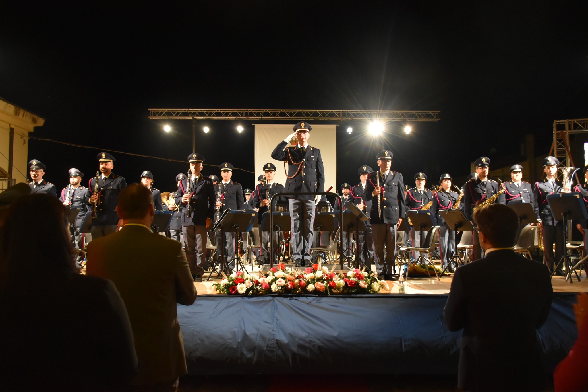 Fontanelle di Atri. La Fanfara della Polizia alla festa di S. Gaetano