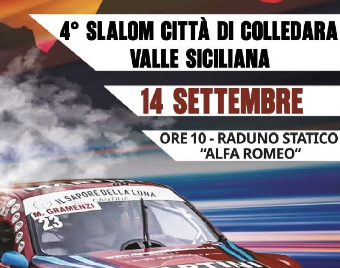 Domenica 14, appuntamento con “Slalom Città di Colledara – Valle Siciliana”. Connubio tra Motori e promozione del territorio