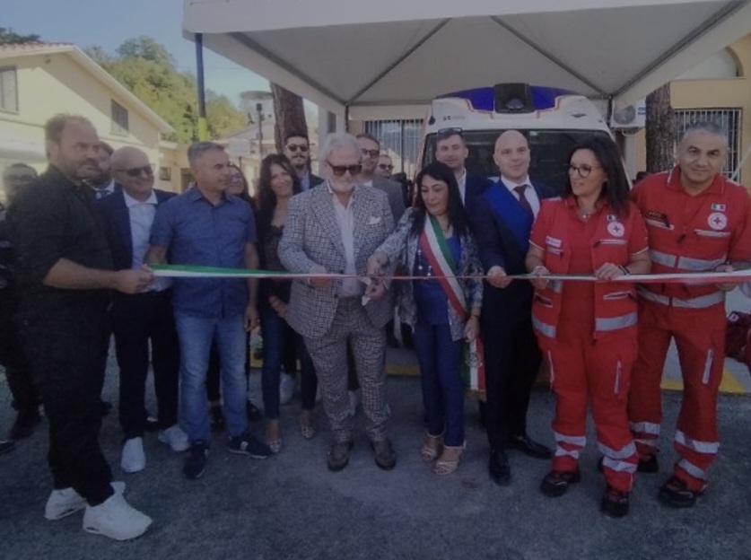 Inaugurata la postazione del 118 a Cermignano, nuova ambulanza a Isola del Gran Sasso