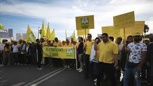 Abruzzesi in prima linea nella protesta di Coldiretti contro il crollo dei prezzi del grano.