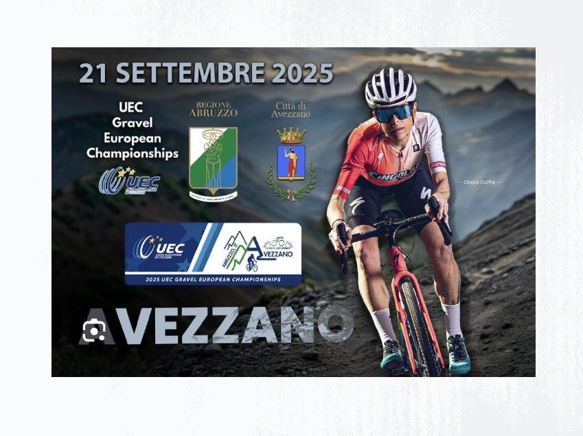 I Campionati Europei Gravel Arrivano in Abruzzo: Avezzano Pronta a Ospitare i Grandi Nomi del Ciclismo