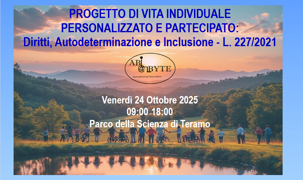 Abruzzo: A Teramo un Seminario sul “Progetto di Vita” per le Persone con Disabilità