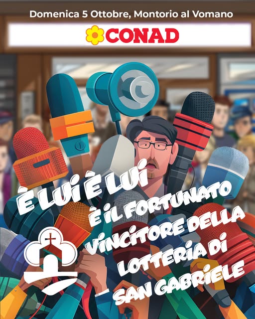 Lotteria di San Gabriele, Montorio. Domenica la consegna del Premio: tre minuti per “saccheggiare” il Supermercato