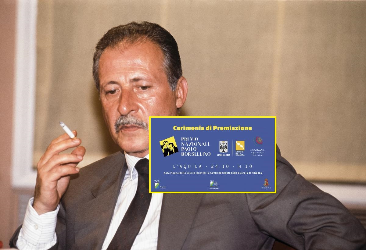 XXXIII Premio Borsellino: L’Aquila Ospita la Cerimonia con Manfredi Borsellino
