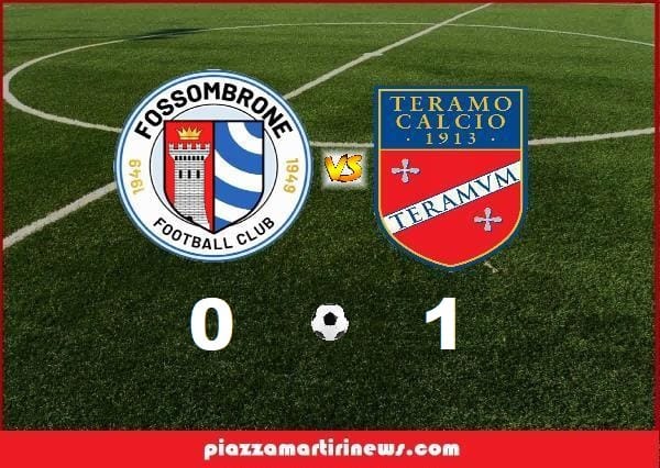 Calcio. Teramo conquista il Bonci: 1 a 0 sul Fossombrone – Risultati e classifica