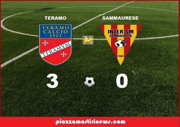 Teramo vs Sammaurese  3 – 0. Bene il Notaresco, non si sblocca il Giulianova che fa patta in casa – Risultati e classifica