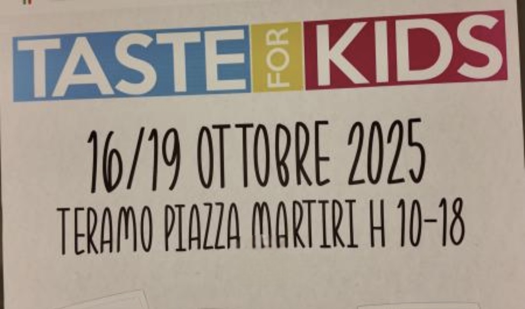 “Taste for Kids”: Teramo si prepara all’educazione alimentare giocosa