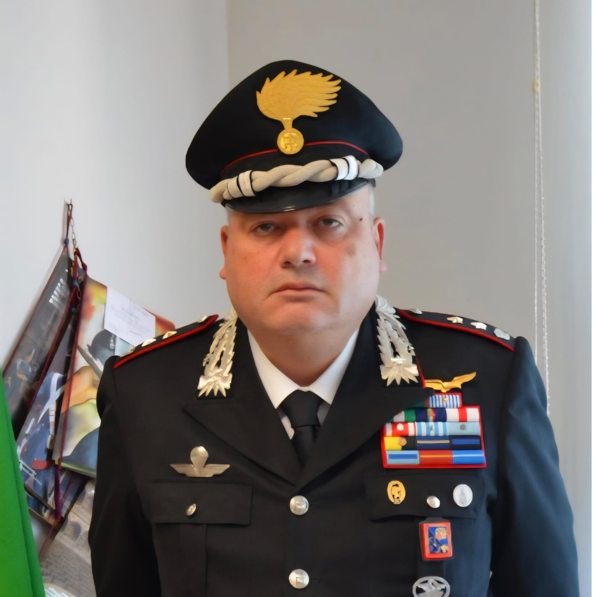 Il Tenente Colonnello Nino De Luca al Comando della Compagnia Carabinieri di Giulianova
