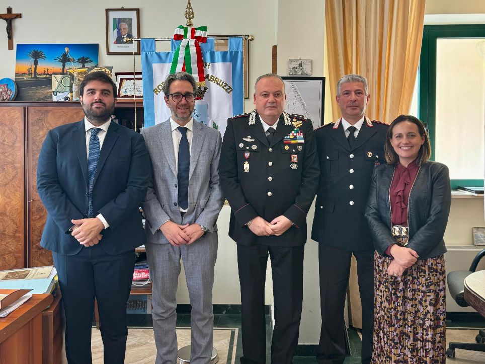 Roseto incontra il nuovo comandante della compagnia Carabinieri di Giulianova