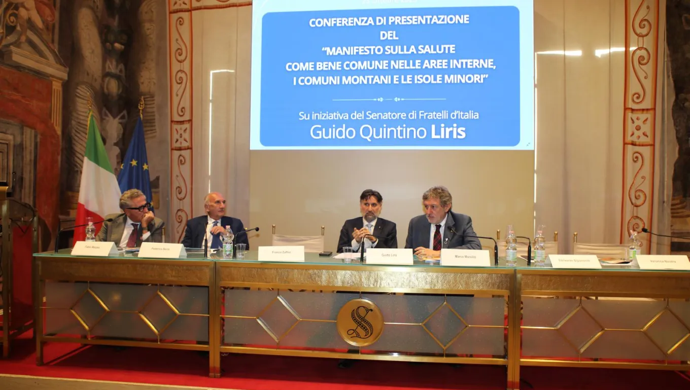 Marsilio in Senato: “Cambiare i criteri del Fondo Sanitario Nazionale per non ‘desertificare’ le aree interne”