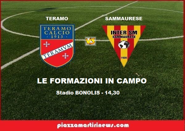 Teramo1913 vs Sammaurese: le formazioni in campo – Le altre teramane
