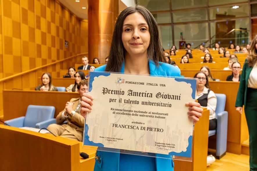 Premio America Giovani per il Talento Universitario” della Fondazione Italia Usa: Anche Federica Luciani e Francesca Di Pietro tra i vincitori