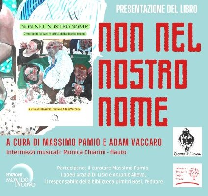 Teramo nostra: “No nel nostro nome. Cento poeti italiani in difesa della dignità umana”