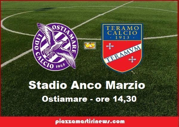 Calcio. Ostiamare vs Teramo: I biancorossi nella tana del lupo cercano il colpaccio