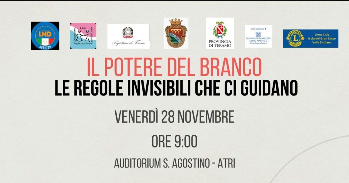 “Il Potere del Branco”: ad Atri oltre 200 studenti al convegno sulle dinamiche dei gruppi e l’influenza dei social
