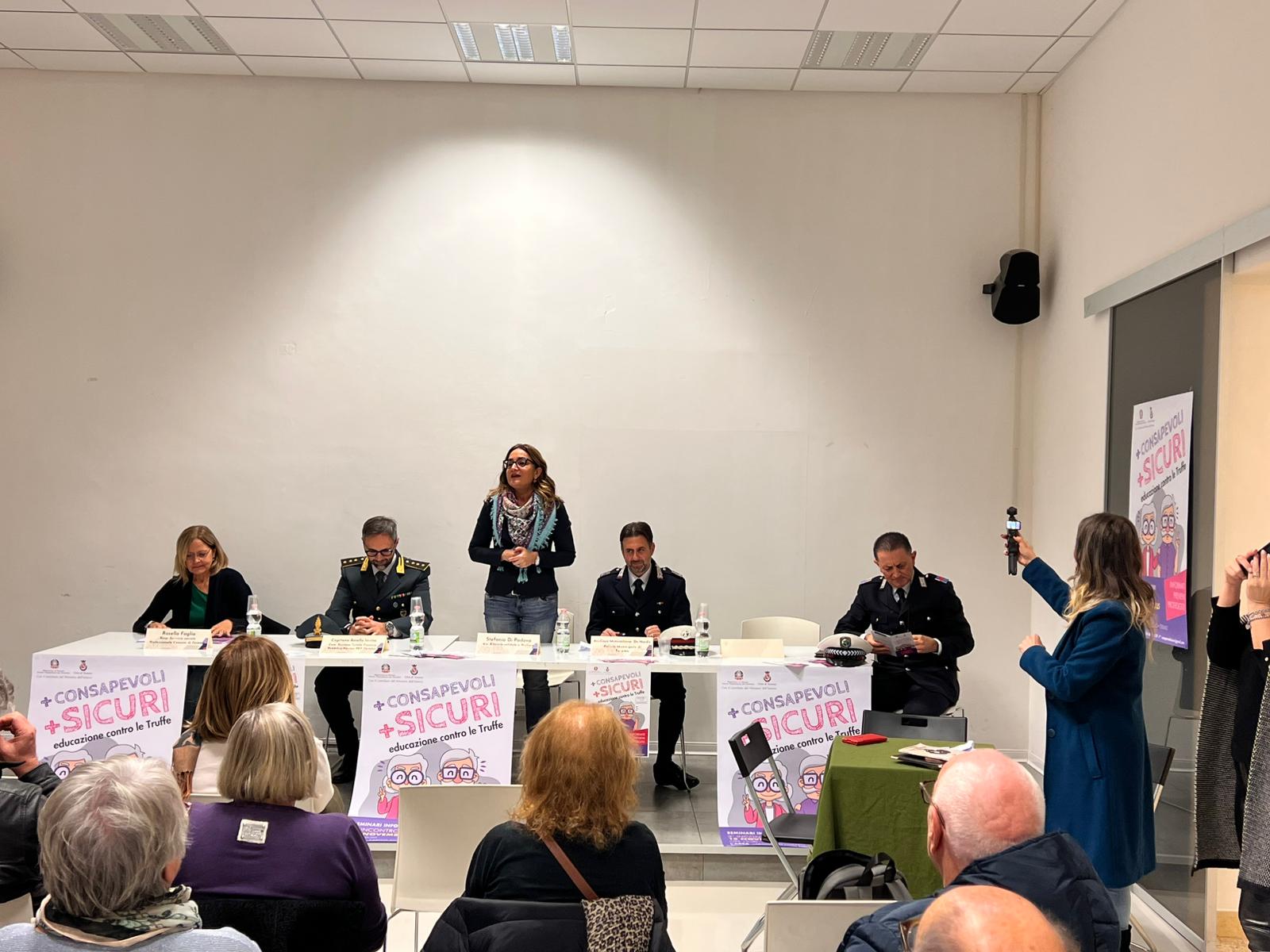 “Più consapevoli più sicuri”. Continua il ciclo di incontri antitruffa