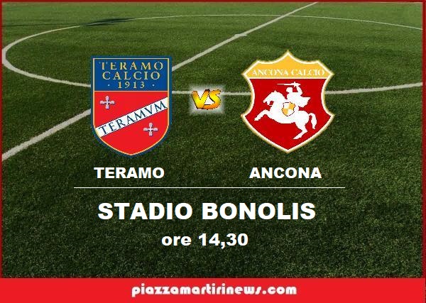 Calcio. Teramo vs Bonolis. Le formazioni – Le partite di oggi – La classifica