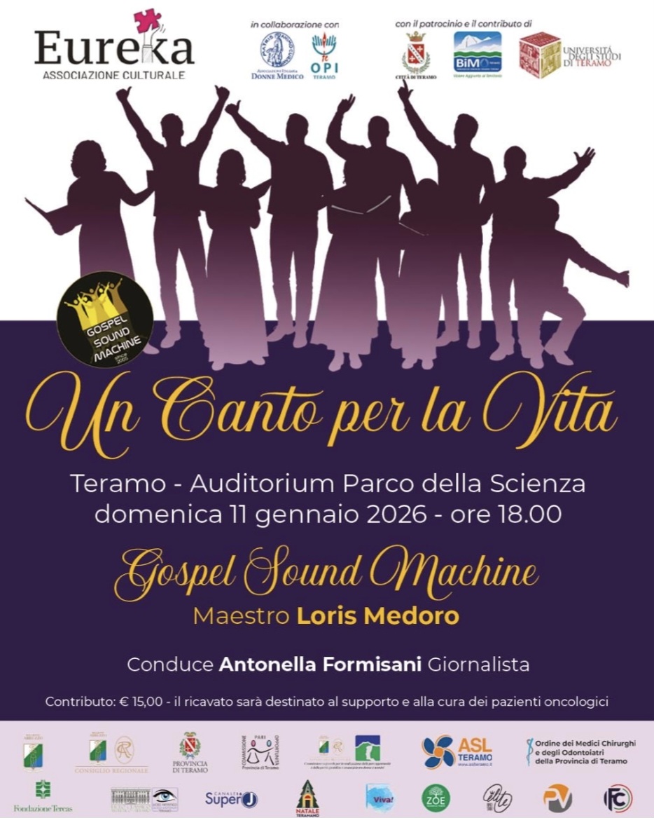 Musica e solidarietà a Teramo: un concerto gospel per il reparto di oncologia​