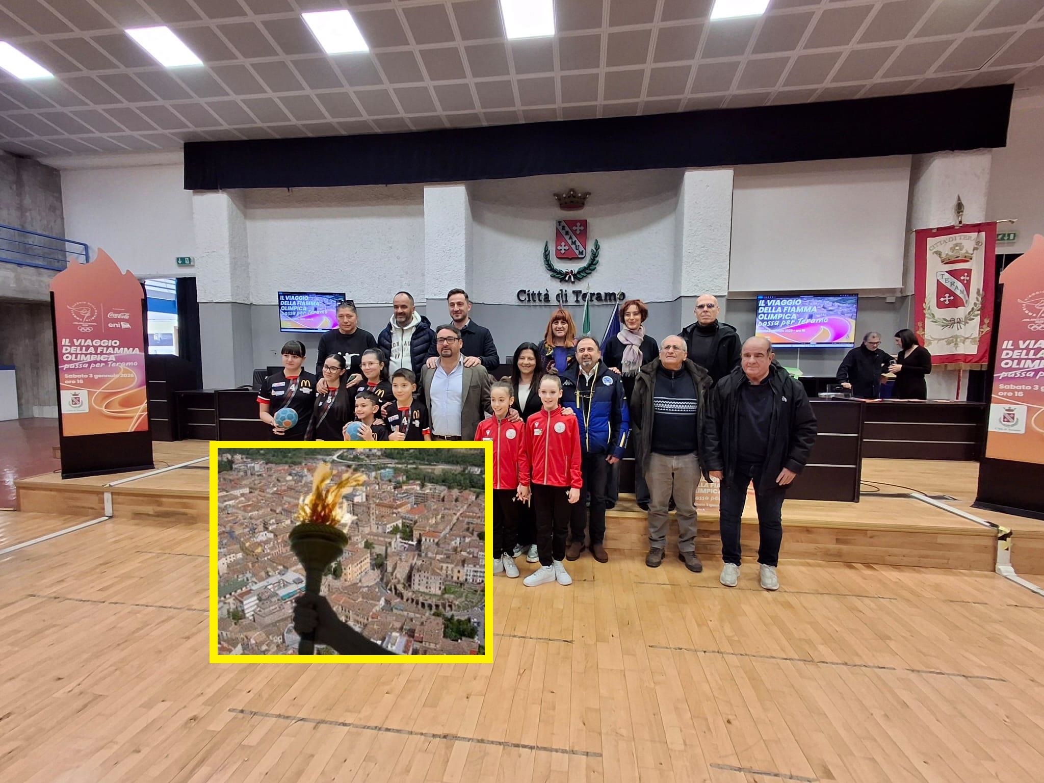 Teramo. Sabato il passaggio della Fiamma Olimpica. Una tradizione che risale agli anni 30 – La vibrAtiana Gasparroni teodofora nell’aquilano