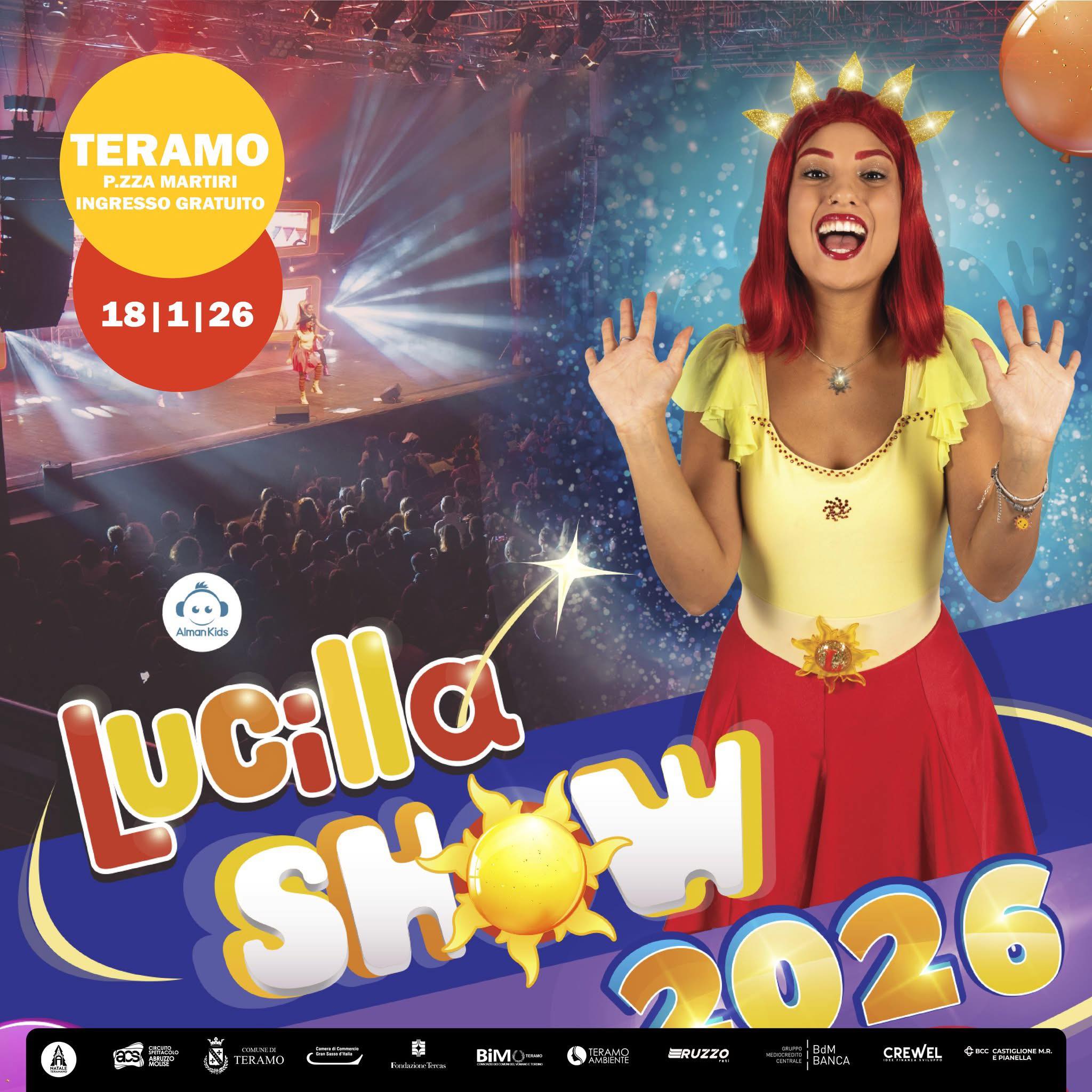 Teramo, Domenica 18 gennaio in centro con Lucilla e la Tombola Teramana