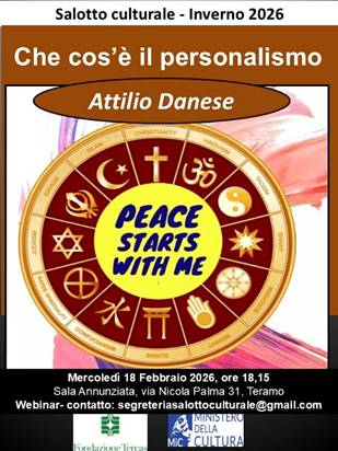 A Teramo la sessione invernale del Salotto “Prospettiva Persona”