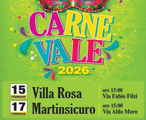 Carnevale 2026, Martinsicuro e Villa Rosa pronte alla doppia sfilata