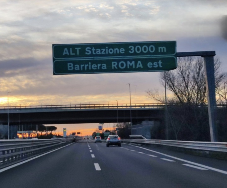 A24: chiusura notturna della Complanare Est il 26 febbraio​