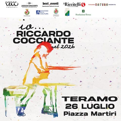 Riccardo Cocciante in concerto a Teramo il 26 luglio