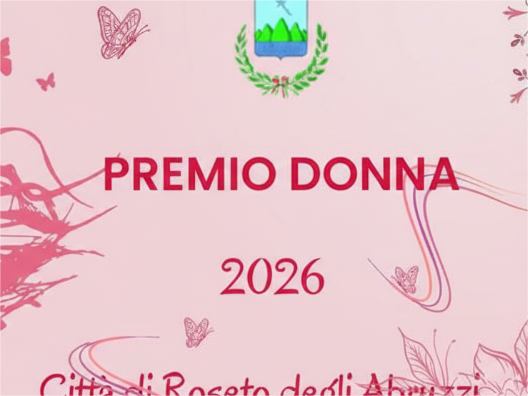 Premio Donna Città di Roseto, candidature entro il 17 febbraio