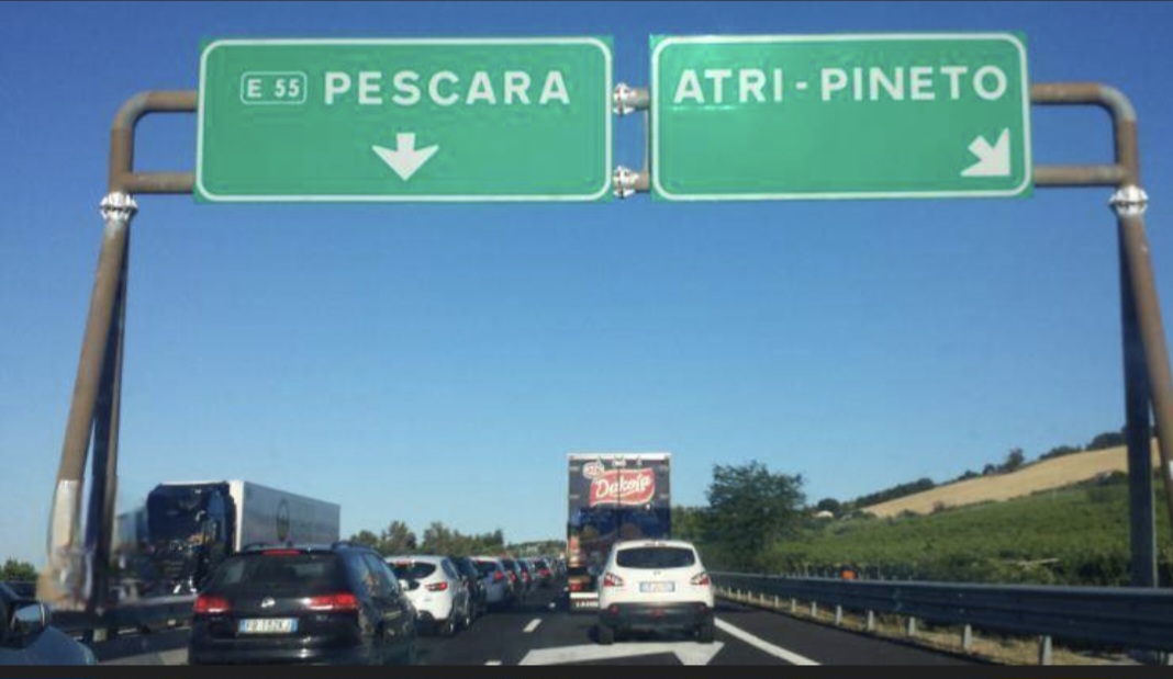 A14, lavori in galleria: stop al traffico tra Atri Pineto e Pescara nord Città Sant’Angelo