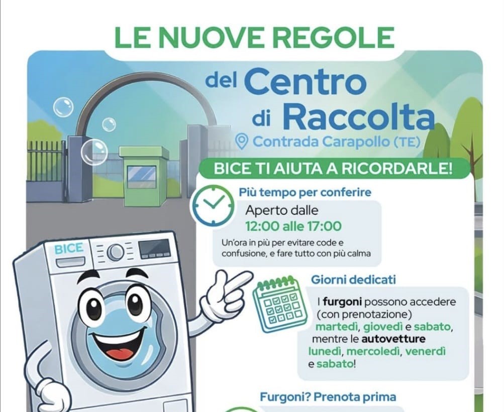 TEAM. Carapollo cambia marcia: ecco le nuove regole del Centro di Raccolta spiegate da Bice