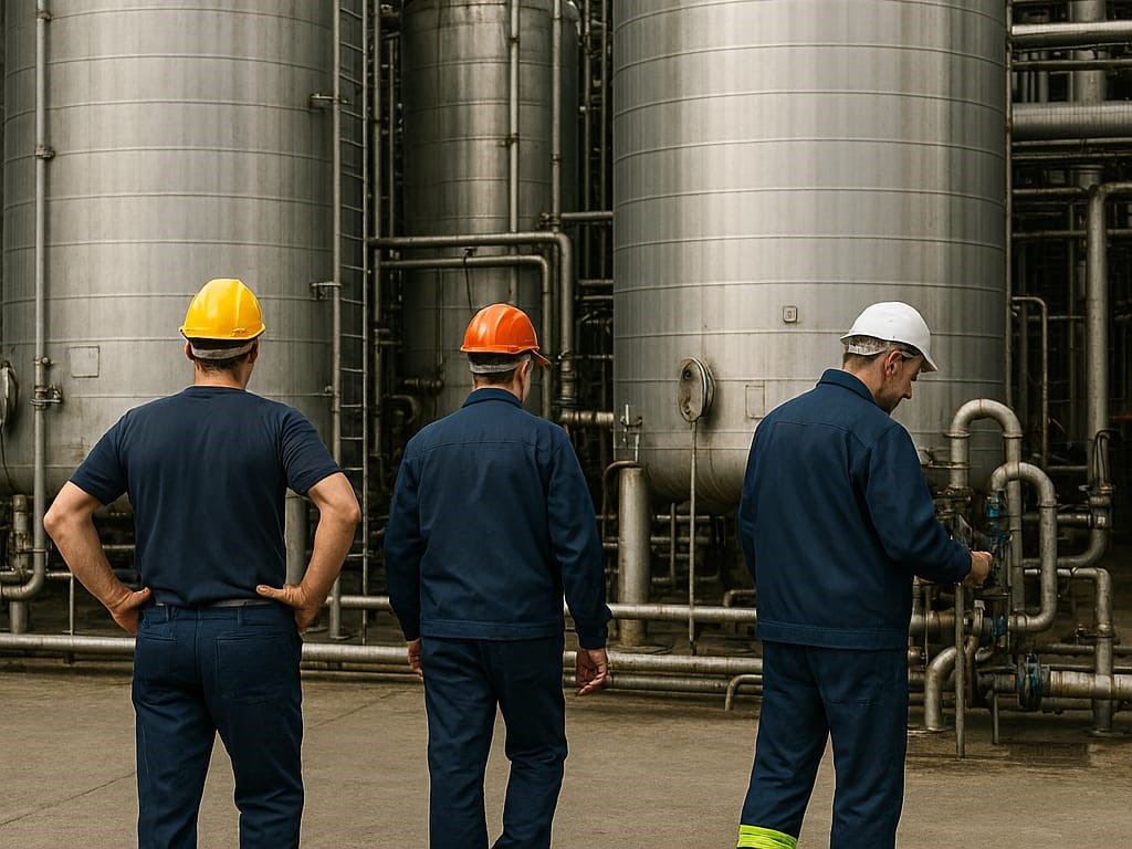 Fuoriuscita di soda caustica in una azienda: due operai ustionati