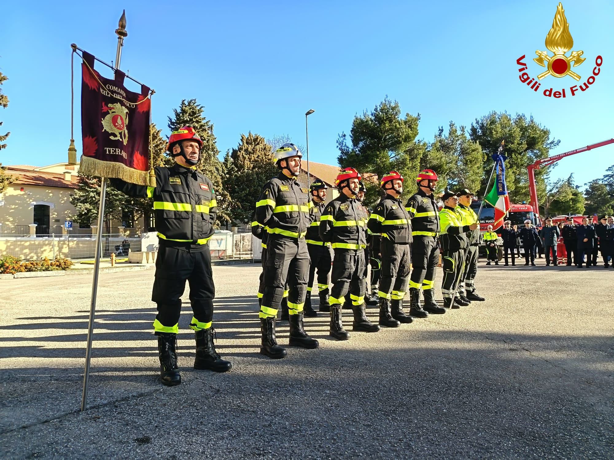 Vigili del Fuoco: celebrato a Teramo l’87° anniversario della fondazione